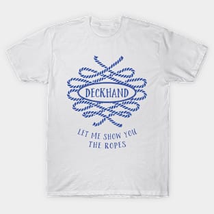 Funny Deckhand Sailing Trip or Cruise T-Shirt